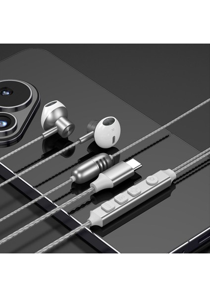 K20 K Şarkı Ses Kartı Kulaklık Kulak Iade Ayarı Canlı Kulaklık 20-20KHZ Type-C 1.2m Hd Gürültü Azaltma Siyah (Yurt Dışından) indirimleri