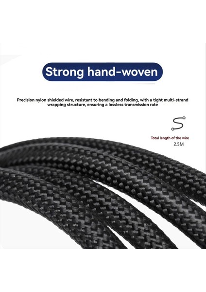 Asus Rog Delta / Rog Delta S USB Type-C Oyun Kulaklık Kablosu Aux Tel Kulaklık Kablo Hattı Için Örgülü Tel (Yurt Dışından) fırsatları