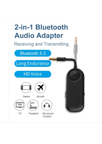 Bluetooth 5.4 Audio Verici Alıcı 2&#39;si 1 Arada Kablosuz Adaptör Tv Pc Kulakçası Araç (Yurt Dışından) fiyatları