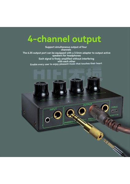 4 Kanal Düşük Gürültülü Stereo Ses Amplifikatörü Ses Mikseri Için Profesyonel Kulaklık Amplifikatörü Pc Gitar Seti 1 (Yurt Dışından) indirimleri