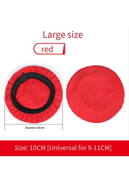 4 Çift 10 cm Elastik Earpad Kapakları Kapak Kapakları Gerilebilir ve Yıkanabilir Hijyenik Earcup Koruyucular Kırmızı (Yurt Dışından) indirimleri