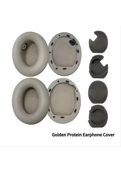 Yedek Pu Earpads &amp; Head Bandı Kapağı Sony WH-1000XM4 Konforlu Kulaklık Yastıkları Krem Beyaz (Yurt Dışından) fiyatları