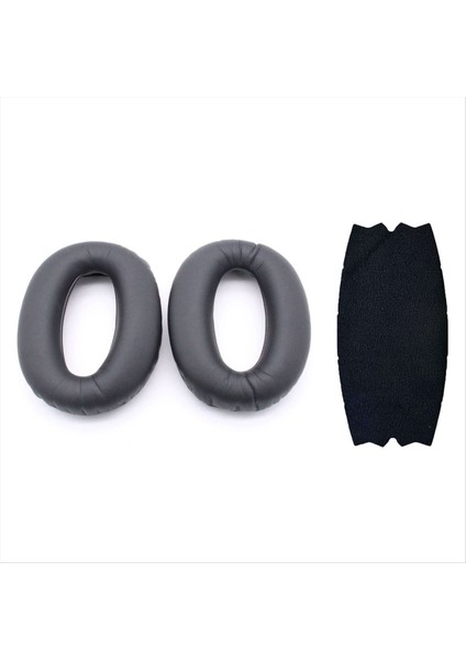 Kulak Pedleri+Sony Için Kafa Işını WH-1000XM2 Kulaklıklar Kulaklık Yedek Yumuşak Sünger Köpük Yastıklar Siyah (Yurt Dışından) fiyatları