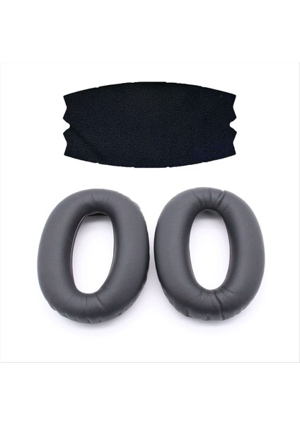 Kulak Pedleri+Sony Için Kafa Işını WH-1000XM2 Kulaklıklar Kulaklık Yedek Yumuşak Sünger Köpük Yastıklar Siyah (Yurt Dışından) modelleri