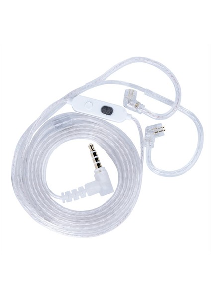 Kz Kulaklık Kablosu M2 Çift Mikrofon Gümüş Kaplama Kablo 3.5mm Yükseltme Kablo Kulaklık Kablo Kulaklık Kablosu (Yurt Dışından)