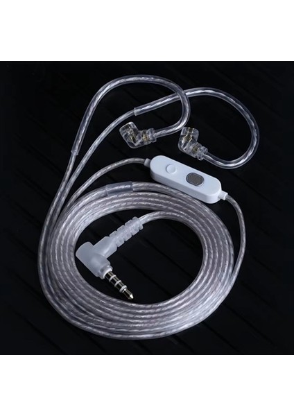 Kz Kulaklık Kablosu M2 Çift Mikrofon Gümüş Kaplama Kablo 3.5mm Yükseltme Kablo Kulaklık Kablo Kulaklık Kablosu (Yurt Dışından) fiyatları