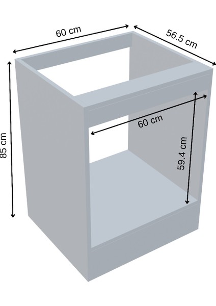 Ankastre Dolabı Ankastre Modül Dolap Fırın Ocak Dolabı