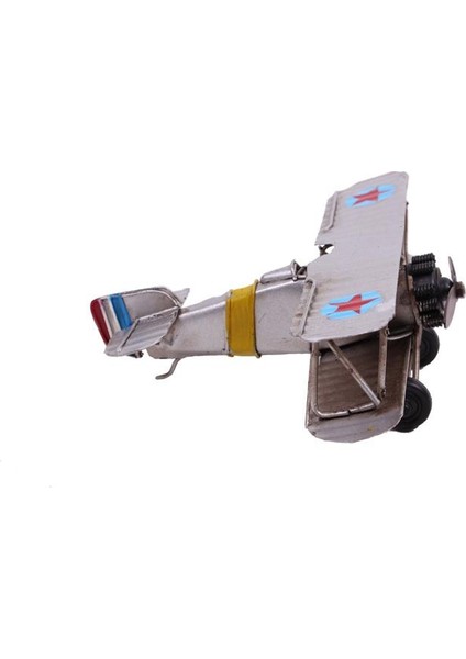 Metal Uçak Çift Kanatlı Biblo Dekoratif Hediyelik fırsatları