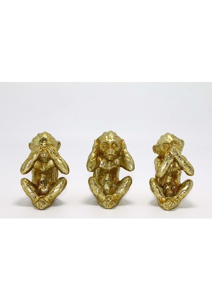 Polyester 3 Maymun Dekoratif Hediyelik fiyatları