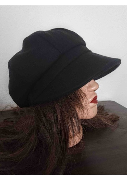 Kadın Kaşe Fiyonk Detaylı Şapka modelleri