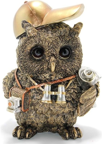 Polyester Baykuş Figürü Dekoratif Hediyelik