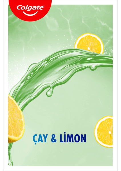 Plax Çay ve Limon Plağa Karşı Ağız Bakım Suyu 500 ml x 2 Adet