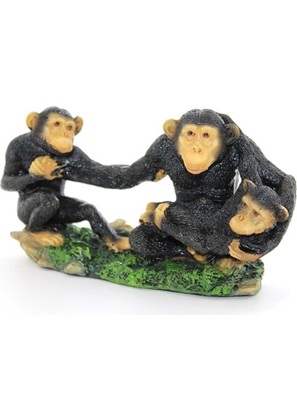 Polyester 3 Maymun Biblo Dekoratif Hediyelik fiyatları