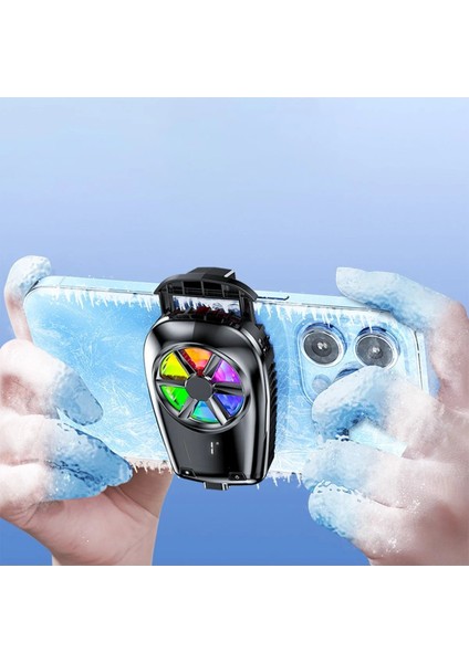 X110 Radyatör Telefon Soğutucu Fan - SIYAH-(5796) fiyatları