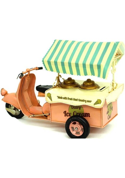 Metal Dondurma Arabası Biblo Dekoratif Hediyelik fiyatları