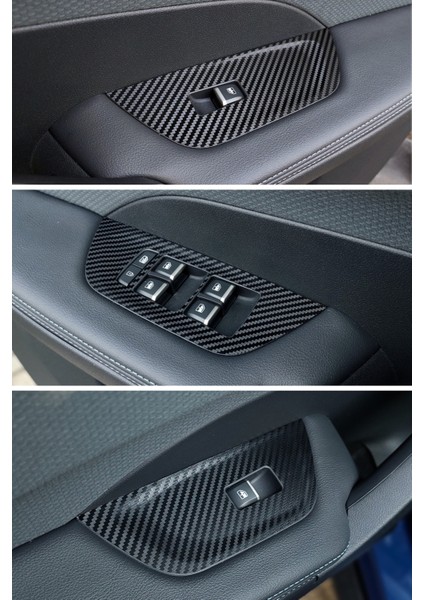 Togg T10F Sedan Uyumlu Iç Trim Folyo Kaplama Set - Mat Karbon Siyah indirimleri