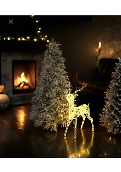 Yılbaşı Ağacı Lüks Kendinden Karlı ve LED Işıklı 180 cm 1150 Dal 500 LED modelleri