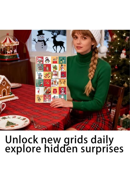 Geri Sayım Takvimleri 5 Parça Şenlikli Boş Kutu Etkinlikler Toplama Festivali Tatil Partisi Için 24 Gün Geri Sayım Seti (Yurt Dışından) fiyatları