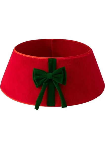 Noel Ağacı Etek Peluş Tatil Dekorasyonu Bowknot ile Yeniden Kullanılabilir Noel Ağacı Standı Etek Kapalı Açık B Için (Yurt Dışından)