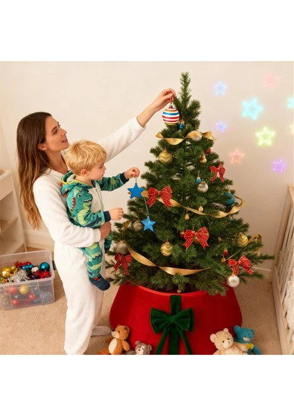 Noel Ağacı Etek Peluş Tatil Dekorasyonu Bowknot ile Yeniden Kullanılabilir Noel Ağacı Standı Etek Kapalı Açık B Için (Yurt Dışından) fırsatları