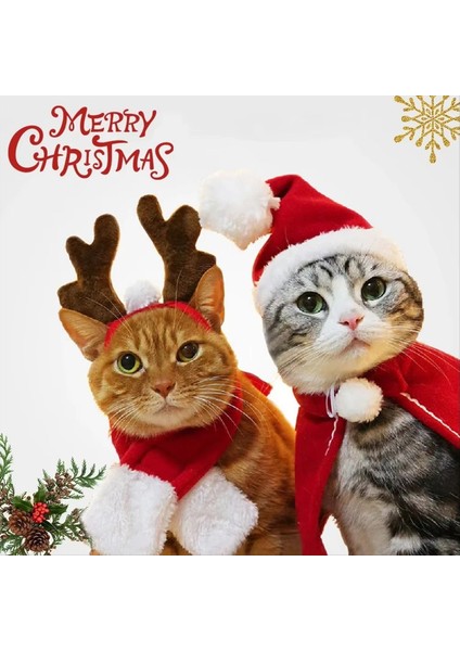 Noel Şapkası Cadılar Bayramı Pet Kostüm Kedi Köpek Yavru Kostümler Eşarp Si Yeni Yıl Santa Kış Cadılar Bayramı Köpek Kedi Tedarik (Yurt Dışından) modelleri