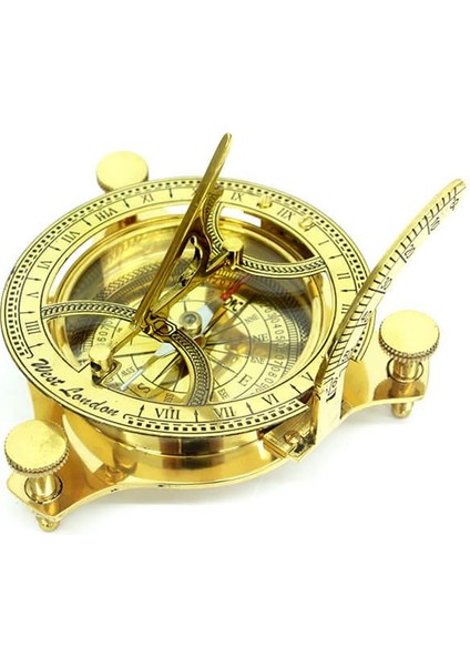 Pusulalı Güneş Saati Dekoratif Hediyelik