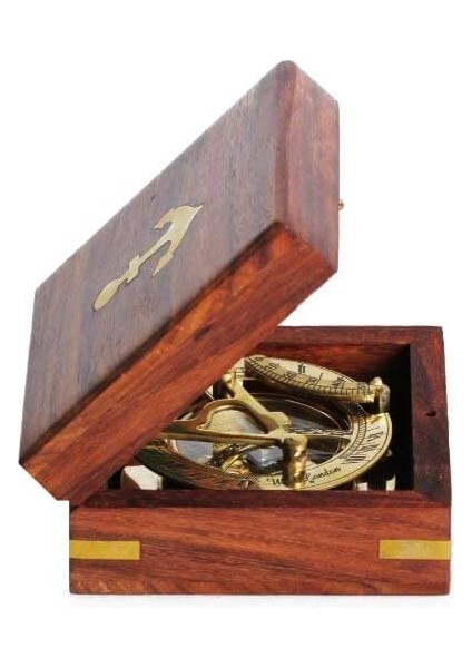 Pusulalı Güneş Saati Dekoratif Hediyelik indirimleri