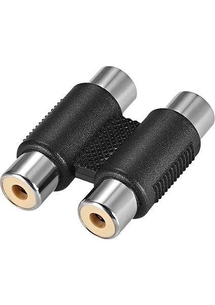 2 Rca Dişi-Dişi Av Video Ses Kablosu Birleştirme Adaptörü