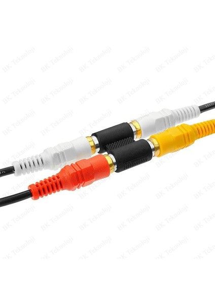 2 Rca Dişi-Dişi Av Video Ses Kablosu Birleştirme Adaptörü fiyatları