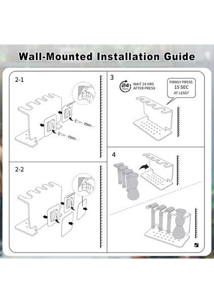 Akrik Ustura ve Fırça Standı, Açık, Alan Tasarrufu Sağlayan Tasarım, Çoğu Tıraş Aleti ile Uyumlu, 3 Tıraş Makinesi ve 1 Fırça Tutar (Yurt Dışından) indirimleri