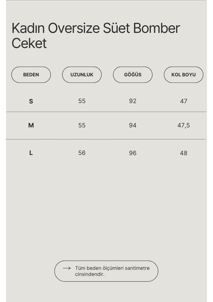 Kadın Haki Oversize Süet Bomber Ceket