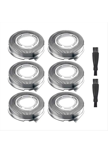Phips Norelco Serisi 3000 2000 1000 Tıraş Makineleri ve S738 Cck Comfortcut Tıraş Başlıkları Için SH30 Yedek Başlıklar (Yurt Dışından)
