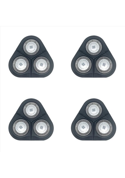 4x Yedek Tıraş Makinesi Kafa Phips S1000 S1010 S1020 S1050 S1060 S1070 Serisi 1000 Tıraş Bıçağı Yedek Kesici (Yurt Dışından)