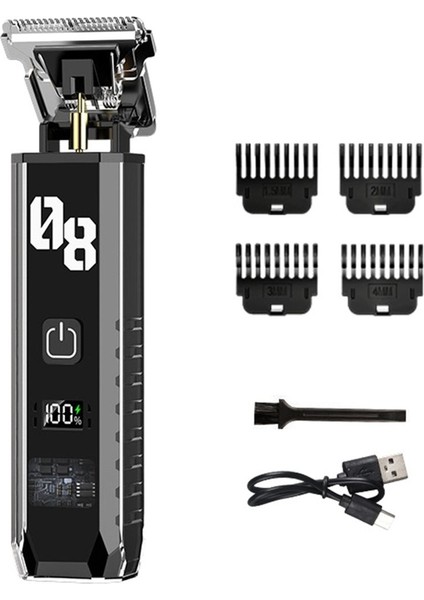 Saç Kesme Makinesi Erkek Biçme Saç Kesimi Tıraş Makinesi Berber Biçme Makinesi Erkekler Için Bir Jilet Kesici Sakal Düzeltici Saç Kesme Makinesi Siyah (Yurt Dışından)