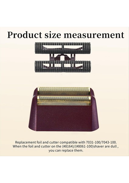 WAHL7031-100 Jilet Yedek Berber Dükkanı Elektrik Itme Aksesuarları Elektrik Kesme Alet Aksesuarları (Yurt Dışından) fırsatları