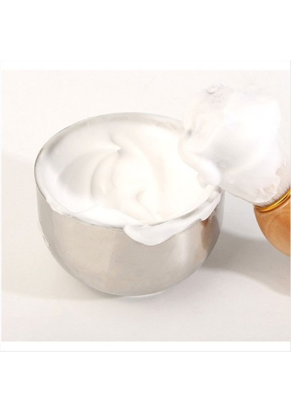 Çift Katmanlı Paslanmaz Çek Tıraş Sabunu Kase ve Tıraş Fırçası ile Tıraş Fırçası Tutucu Doğal Ahşap Sap (Yurt Dışından) fırsatları