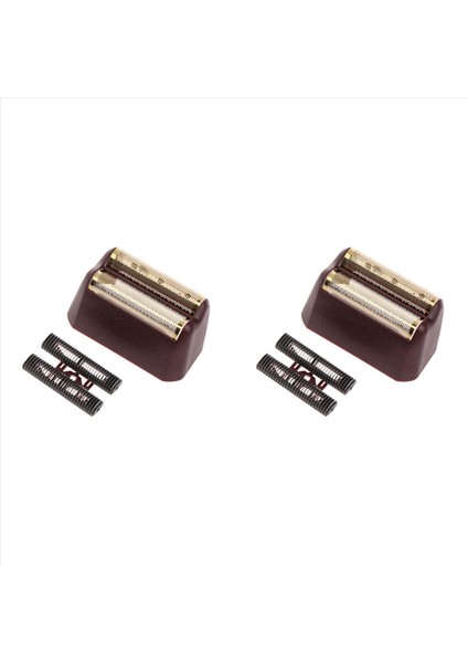 2x Yedek Tıraş Makinesi Folyo Kesici Wahl 8164 Tıraş Makinesi Bıçağı Folyo Kafa Erkek Jilet Elektrik Tıraş Başlığı Kırmızı-Altın (Yurt Dışından)