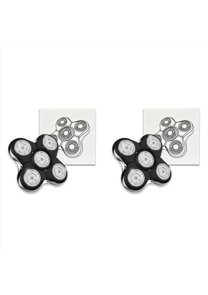 2x Tıraş Makinesi Yedek Kafa Fit Remington Balder Pro Kafa Tıraş Makinesi XR7000 XR1500 XR1501 Elektrik Tıraş Makinesi Kel Erkekler Için (Yurt Dışından)