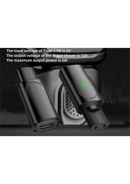 4x 12 V Tip-C Tıraş Makinesi Şarj Adaptörü Şarj Dönüştürücü Braun Serisi 3 5 7 9 6 1 Xt5 Elektrik Tıraş Makinesi (Yurt Dışından) modelleri