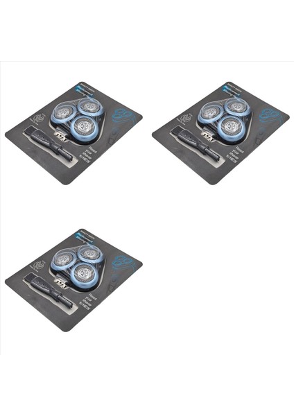 3x Yedek Tıraş Makinesi Kafa Phips S6000 S6011 S6015 S6840 S6550 S6580 S6670 S6688 S6875 S6840 S5266 Tıraş Bıçağı (Yurt Dışından)