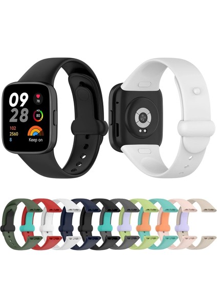 Xiaomi Redmi Watch 3 Origin Silikon Kordon - BEYAZ-(5796) modelleri