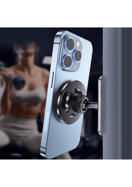 Taşınabilir Telefon Tutucu 360 Döndürme Ayarlanabilir Güvenli Metal Yüzeyler Ataşmanı Spor Salonu Kullanımı Için Kullanımı Kolay (Yurt Dışından) indirimleri