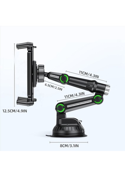 2x Araba Tablet Tutucu Uzun Kol Vantuz Dağı Tablet Suv Kamyon Araç Kaldırma Cam Pencere Araç Montajı (Yurt Dışından) modelleri