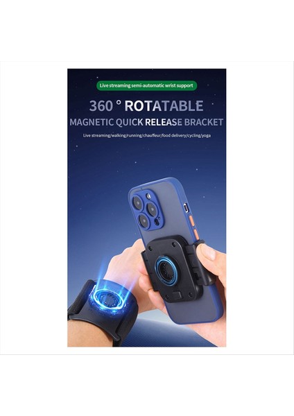 Bileklik Telefon Tutucu El Bilek Telefon Braketi Dağı Ayarlanabilir Koşu Açık Spor Yürüyüş Bisiklet Için (Yurt Dışından) indirimleri