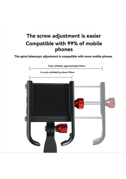 Bisiklet Telefon Tutucu Ayarlanabilir 360 Derece Dönebilen Kulaklık Braketi Kaymaz Şok Emici Bisiklet Telefon Standı (Yurt Dışından) fiyatları