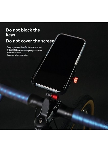 Bisiklet Telefon Tutucu Ayarlanabilir 360 Derece Dönebilen Kulaklık Braketi Kaymaz Şok Emici Bisiklet Telefon Standı (Yurt Dışından) fırsatları
