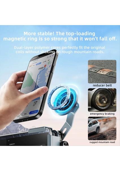 Çok Açılı Ayarlanabilir Manyetik Telefon Araç Montajı Evrensel Alaşım Ekran Tutucu Araba Aksesuarı Için (Yurt Dışından) modelleri