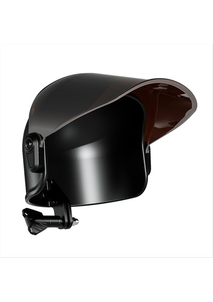 Telefon Tutucu Visor Kask Güneşlik Motosiklet Gideri Telefon Tutucu Ayarlanabilir Güneşlik Yağmur Geçirmez Güvenlik Artışı (Yurt Dışından)