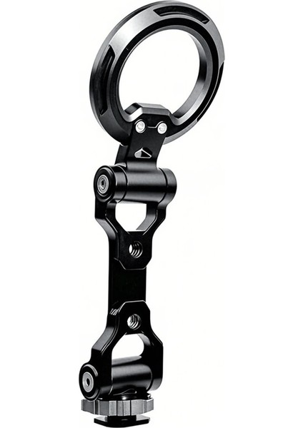 Magsafe IPhone 16-12 Kamera Tripodu Monitör Için 1/4 Inç Soğuk Ayakkabı Kamera Adaptörü ile Manyetik Telefon Tutucu Tripod Bağlama Aparatı (Yurt Dışından)