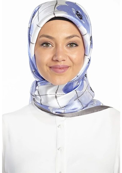 Twill Ipek Eşarp -(Nostalji TWILL)-8144D 09